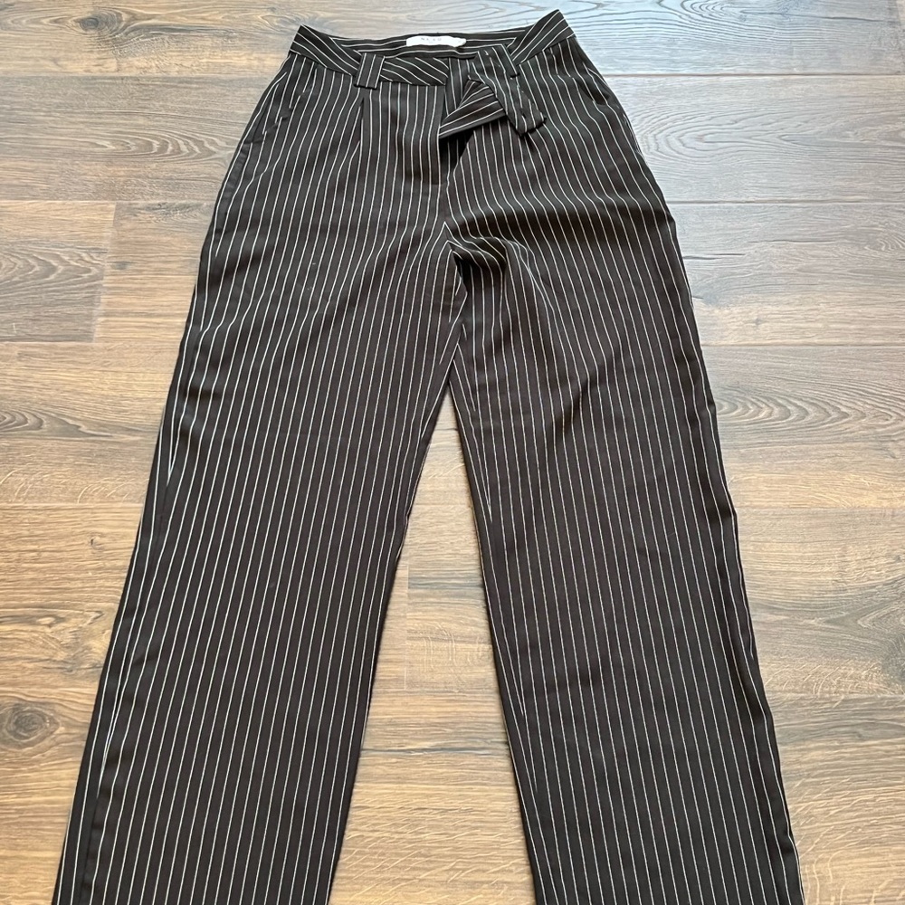 NAKD pin stripe straight pants! Worn maybe twice. Too big on me